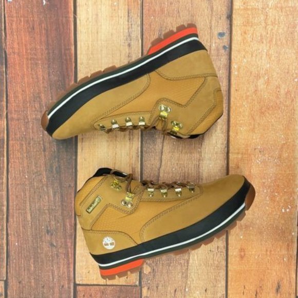 Timberland Men's Euro Hiker Wheat Leather Hiking Boots A2GD9 SIZE : 13 - Picture 1 of 7